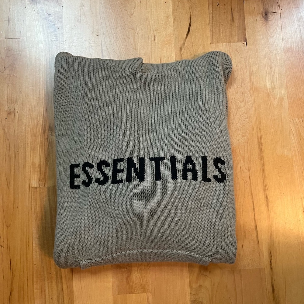 Fear of God Essentials Knit Pullover Hoodie
